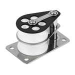 Schaefer 303-29 Series 3 Flat Base/DBL/Aluminum Cheek | Blackburn Marine Schaefer Hardware